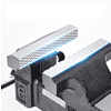 Тиски стальные Deli YS EDL2905Z, поворотные, с наковальней, 5"-125 мм - 5