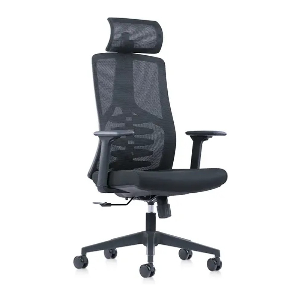 Кресло для руководителя SitZone CH-359A сетка/ткань, черный