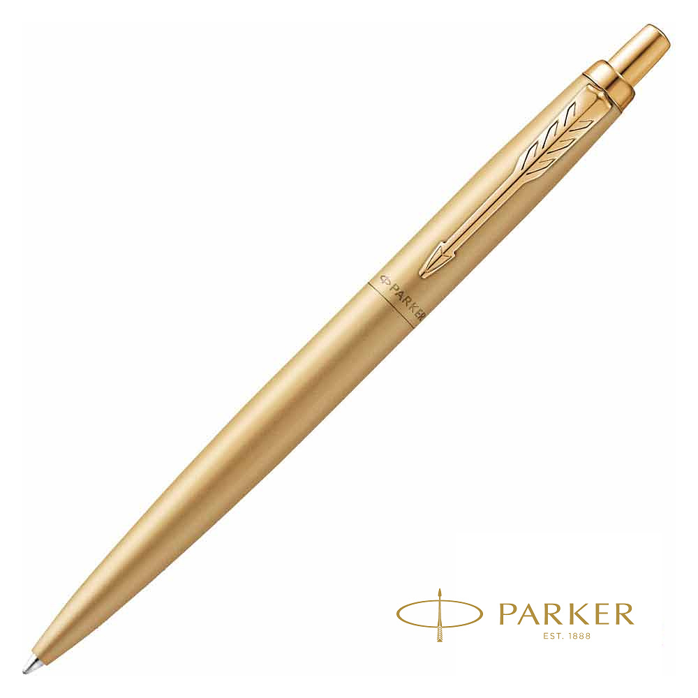 Ручка шариковая автоматическая Parker "Jotter Monochrome XL SE20", 1.0 мм, золотистый, стерж. синий