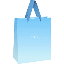 Пакет подарочный "For you. Blue"