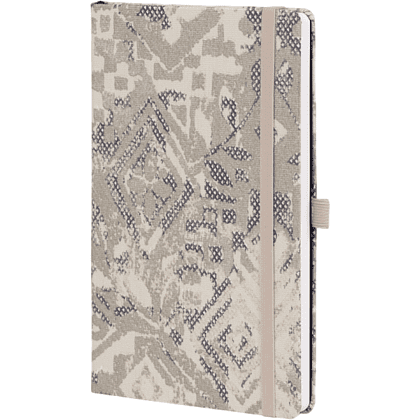 Блокнот "Shabby silver texture", А5, 96 листов, линейка, серебряный
