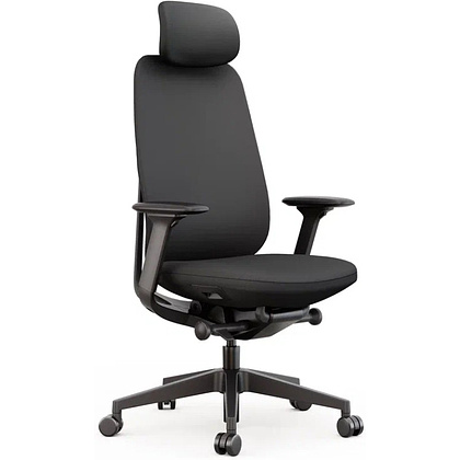 Кресло для руководителя SitZone E-AC-001A-P1-BK ткань, черный