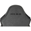 Кресло игровое Бюрократ "Zombie Hero", ткань, экокожа, пластик, серый - 5