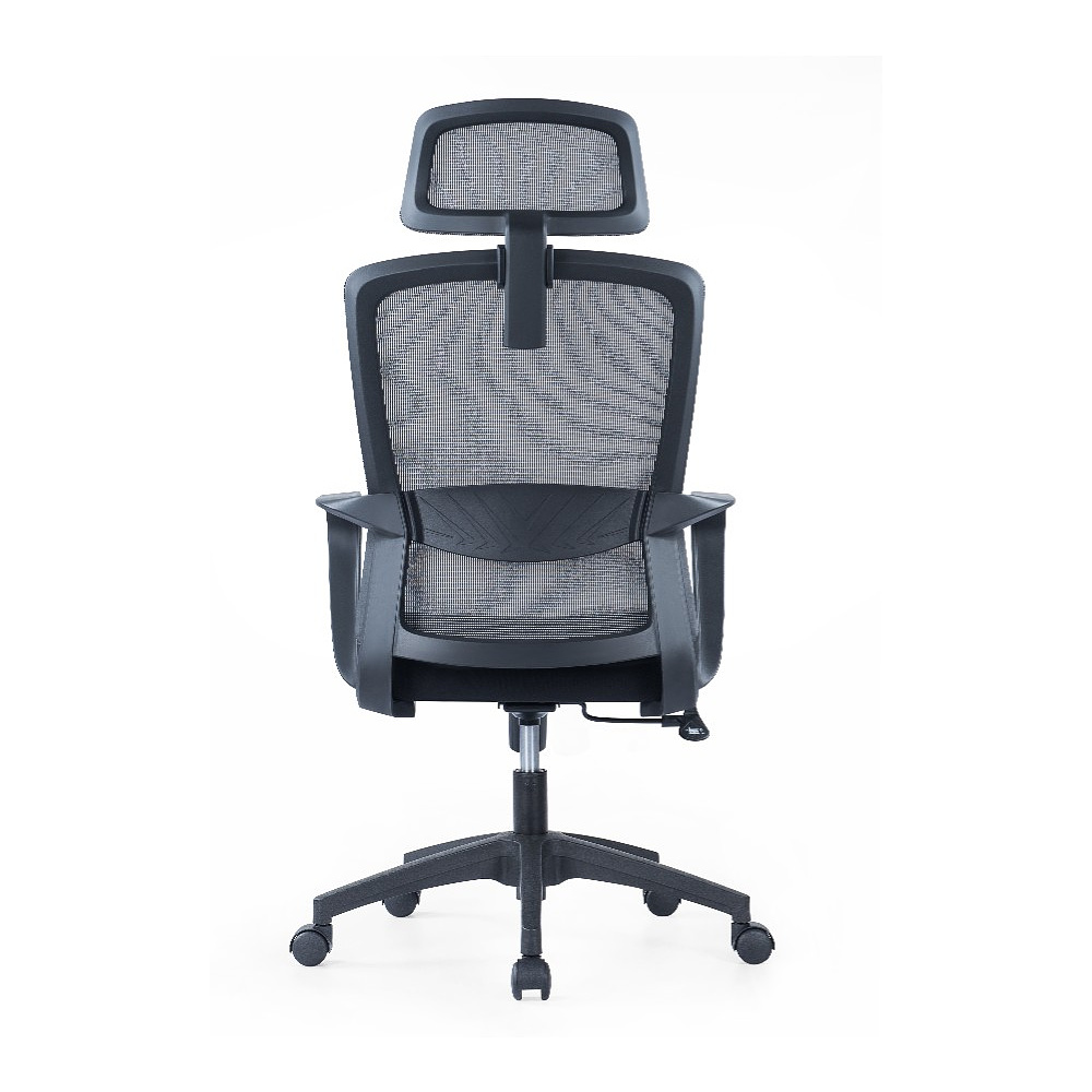 Кресло компьютерное SitZone U-060A, сетка, ткань, черный, пластик - 4