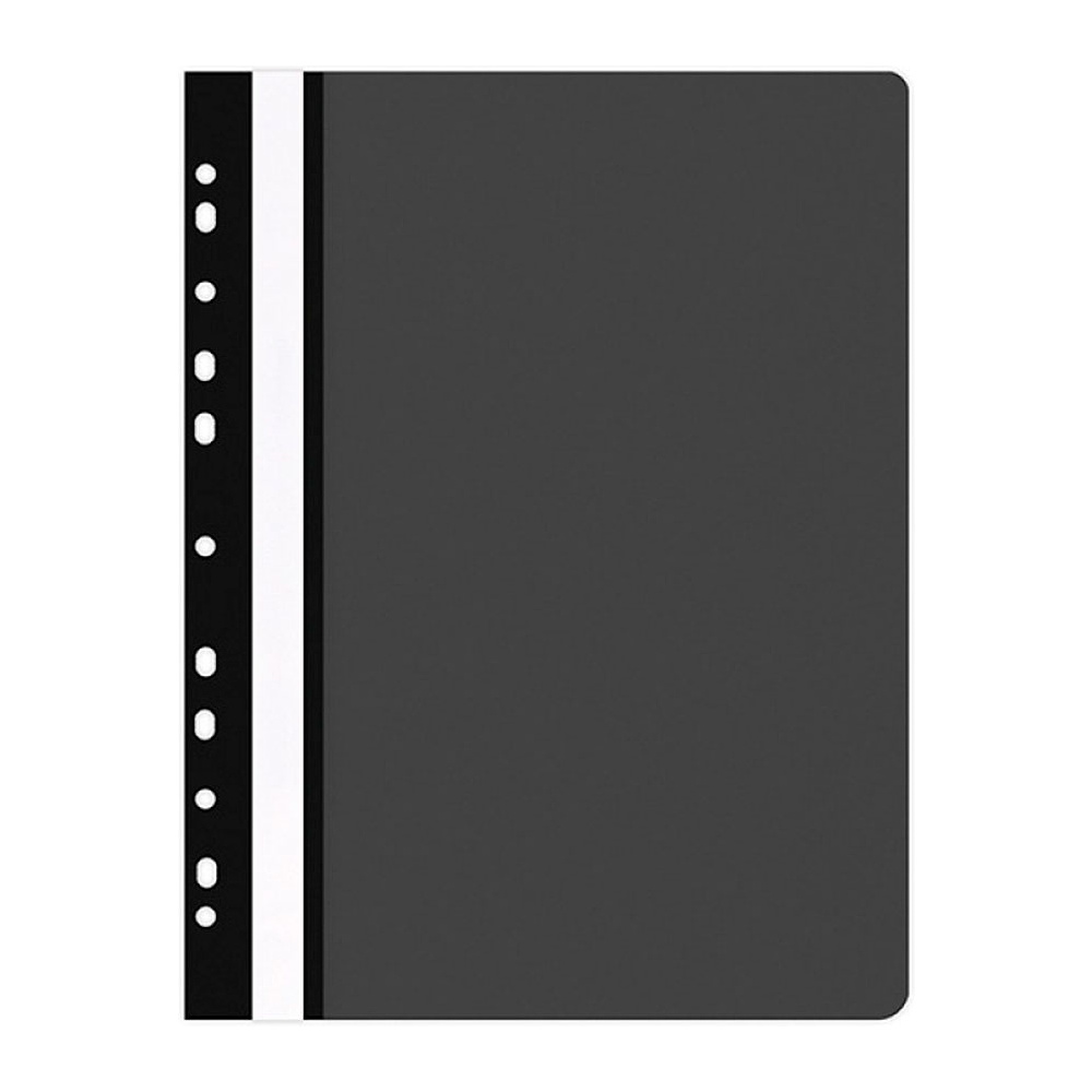 Папка-скоросшиватель с перфорацией "Office Product", А4 , черный
