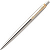 Набор "Parker Jotter Stainless Steel GT": ручка шариковая автоматическая и перьевая, золотистый, серебристый - 2