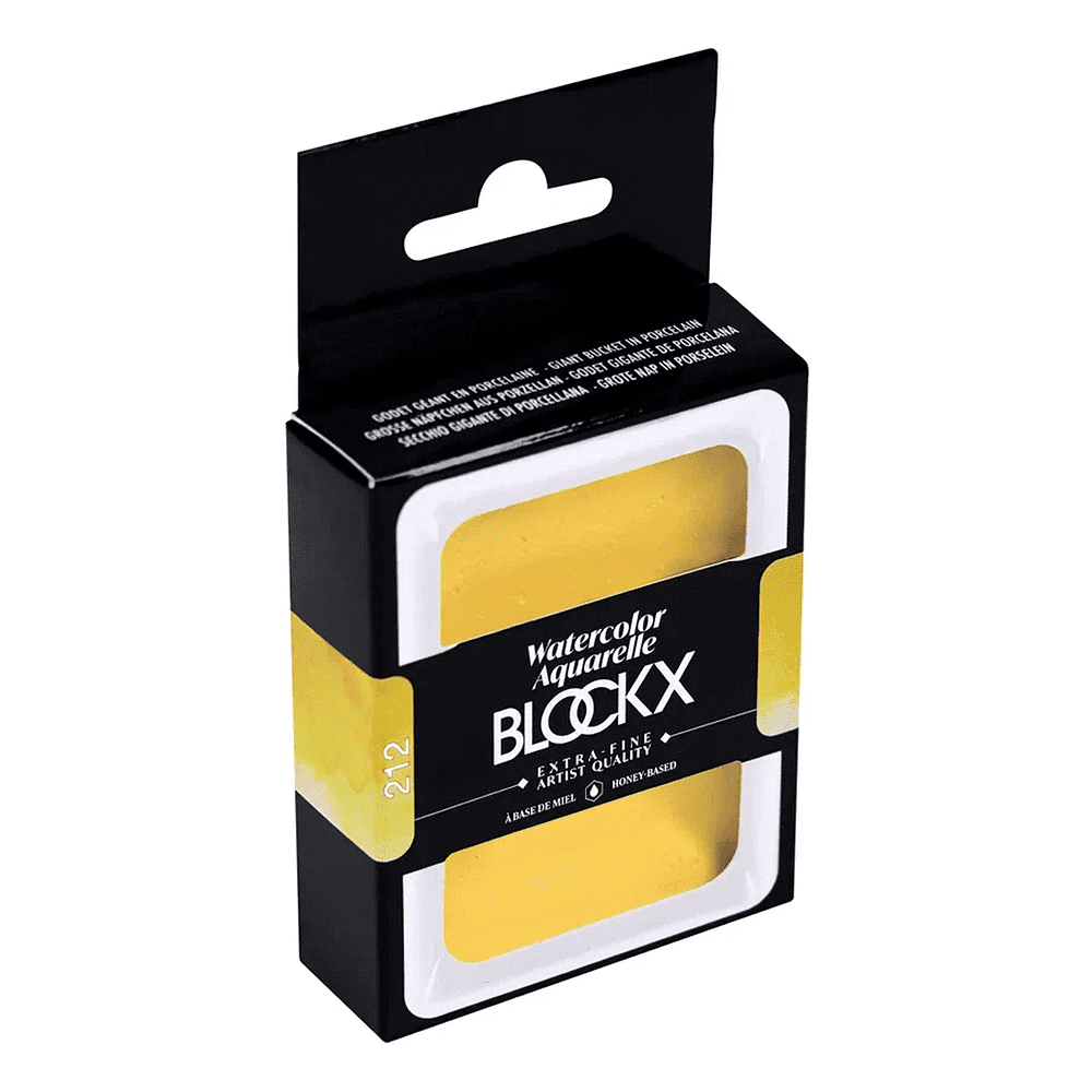 Краски акварельные "Blockx. Giant pan", 212 желтый Блокс, 18 мл., кювета - 4