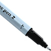 Маркер перманентный "Twin Name Pen", двусторонний, черный - 6