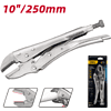 Клещи зажимные Deli YS EDL109010, 220 мм, с фиксатором - 7