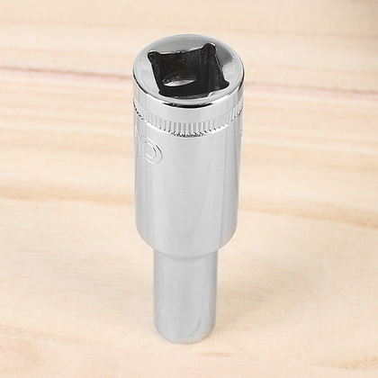 Головка торцевая шестигранная Deli YS EDQ4308 1/2", 8 мм, глубокая, серебристый - 4