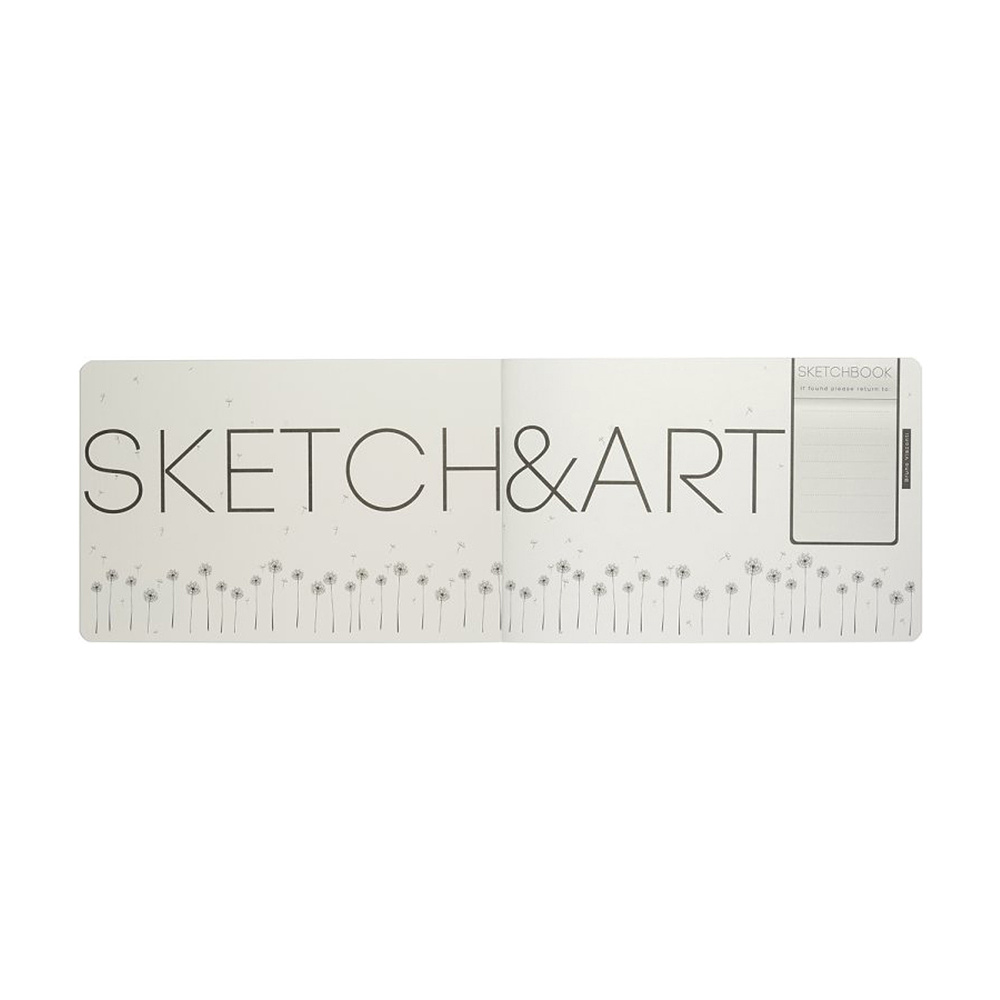 Скетчбук "Sketch&Art. Horizont", 25x17.9 см, 200 г/м2, 48 листов, серый - 5