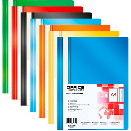 Папка скоросшиватель "Office Products", А4, зеленый - 2