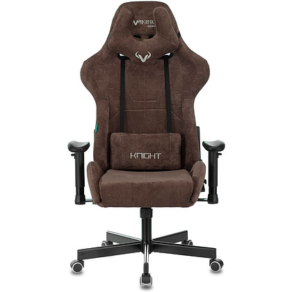 Кресло игровое Бюрократ VIKING KNIGHT Light-10, ткань, металл, темно-коричневый  - 2