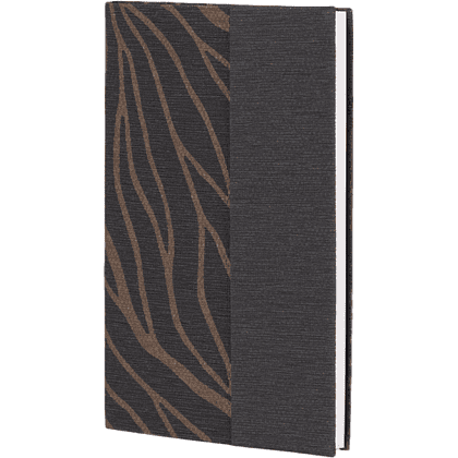 Блокнот "Waves bronze", А5, 96 листов, линейка, бронзовый