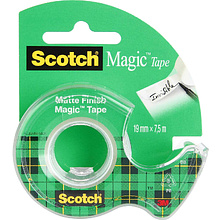 Клейкая лента Scotch® "Magic" в диспенсере
