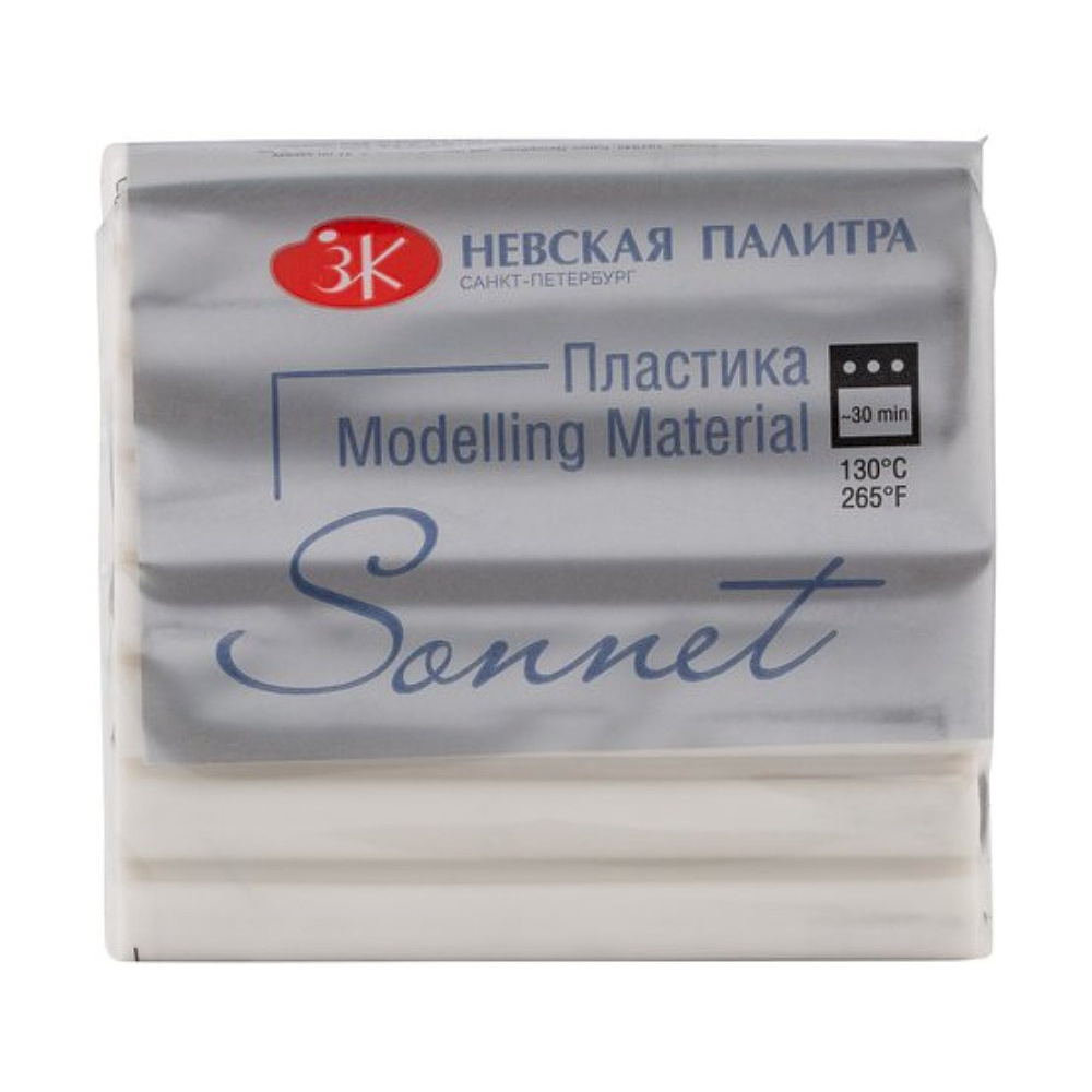 Пластика "Сонет", 56 гр., белый