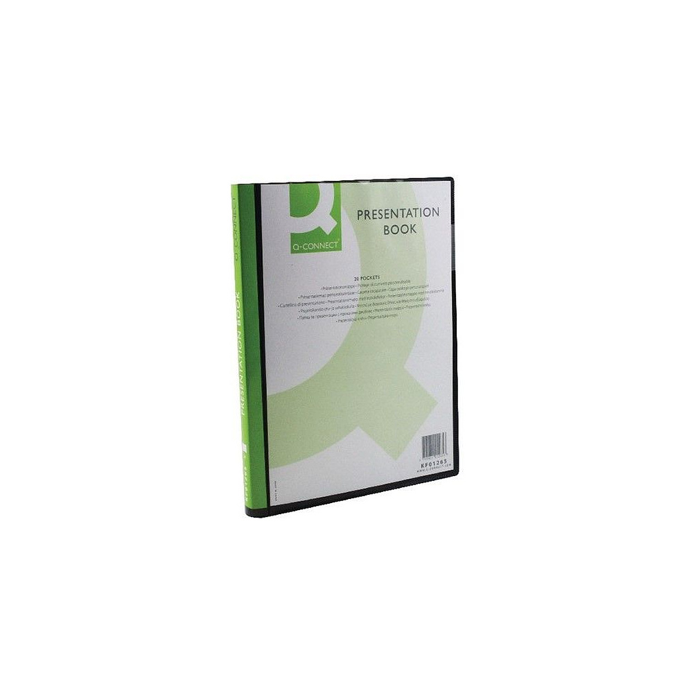 Папка с файлами "Q-Connect", 20 карманов, черный - 2