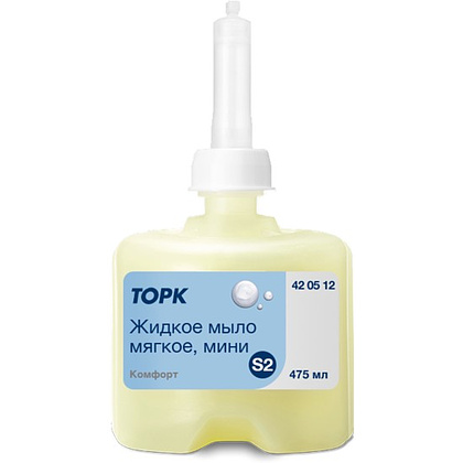 Мыло жидкое TORK Комфорт S2 мини, 475 мл, мягкое (420512) - 2