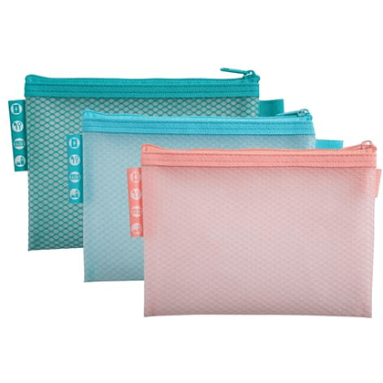 Папка конверт на молнии "Chromaline Pastel", А6, ассорти - 2