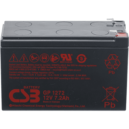Аккумуляторная батарея CSB GP 1272 F2, 12 В, 7.2 Ач - 2