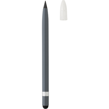 Карандаш вечный XD Collection "P611.127", алюминий, с ластиком, серый - 2