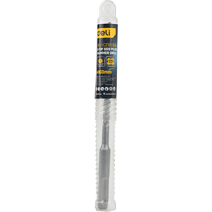Бур по бетону Deli YS EDH-YCZ16006-E1, 6 x 160 мм, X-Tip, SDS-PLUS - 3