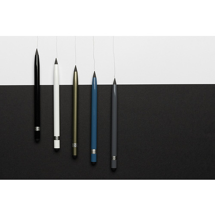 Карандаш вечный XD Collection "P611.125", алюминий, с ластиком, синий - 6