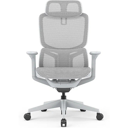 Кресло компьютерное SitZone E-JX-002А, сетка, пластик, белый - 2