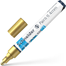 Маркер акриловый "Schneider Paint-It 320", золотой