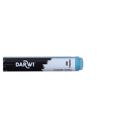 Маркер акриловый "Darwi.Marbel" 260, бирюзовый - 2