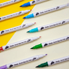 Маркер-кисть "Brush Sign pen twin", 12 шт - 6