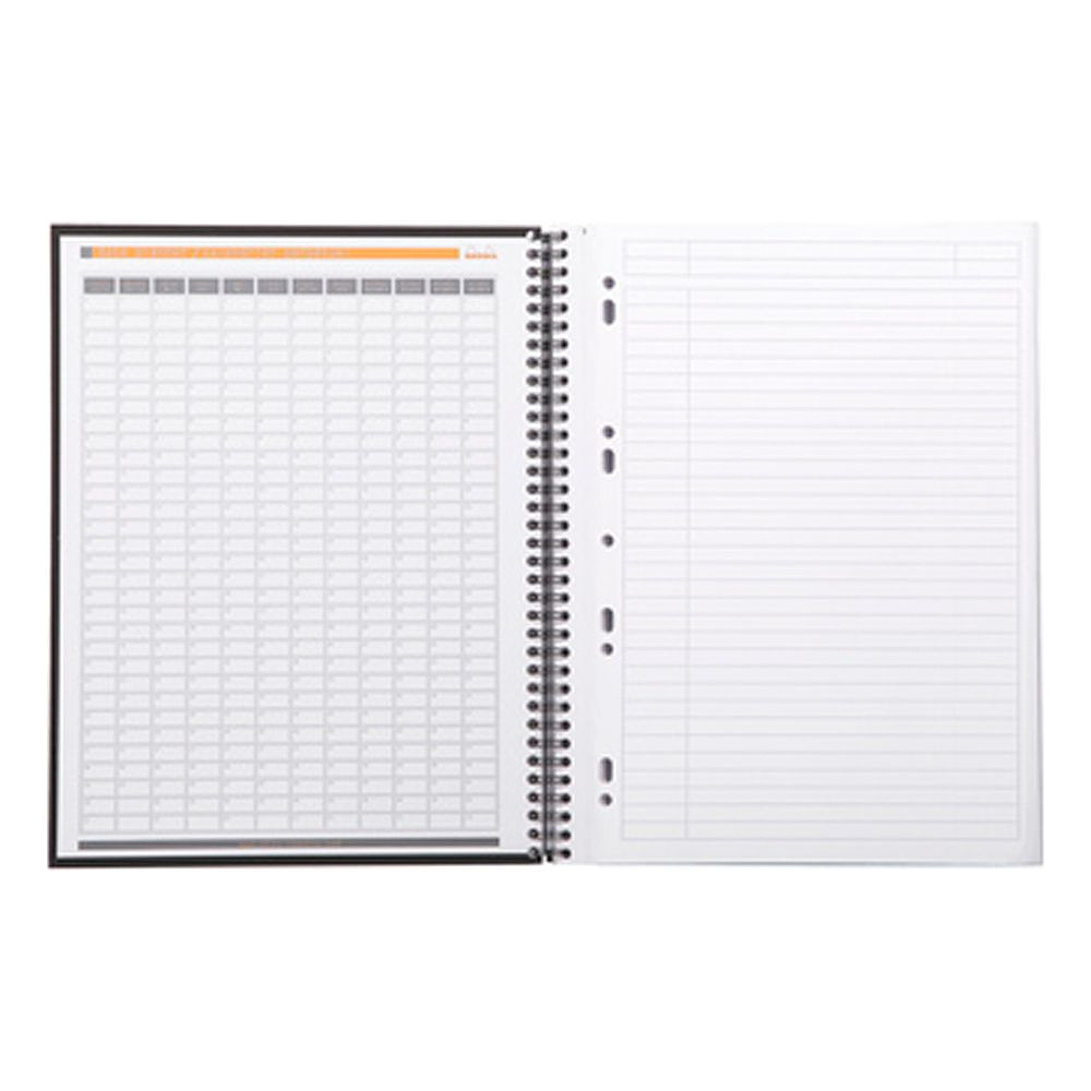 Блокнот "Rhodia", А4+, 80 листов, в клетку, черный - 4