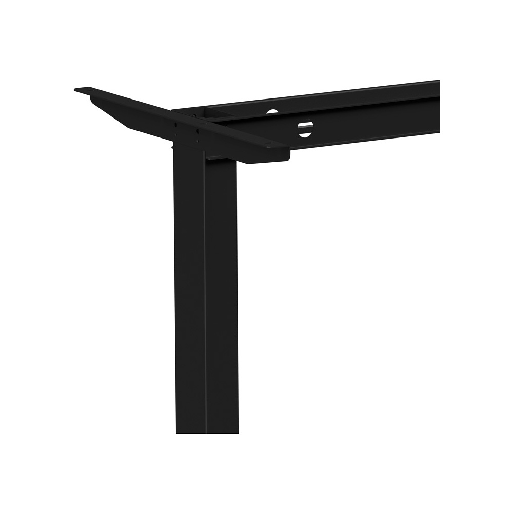 Стол с электроприводом WellDesk Basic 1300x675х18 черный/дуб канзас коричневый (9191456+9072451) - 4