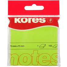 Бумага для заметок на клейкой основе "Kores Neon"