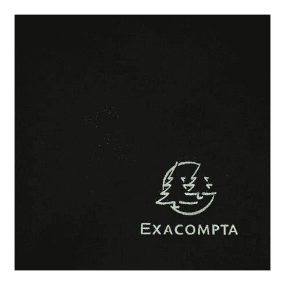 Папка на резинках "Exacompta", A4, 15 мм, полипропилен, черный - 4