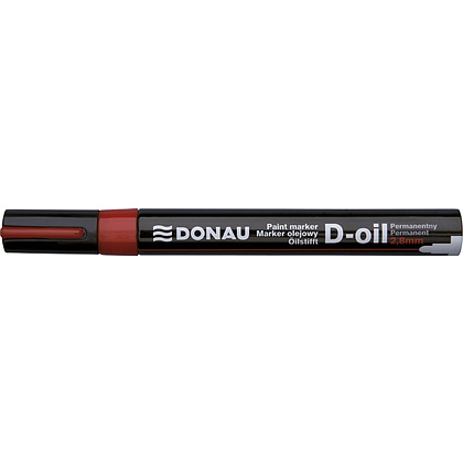 Маркер перманентный на нитрокраске "Donau D-Oil", красный - 2