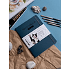 Скетчбук для графики "GrafArt white", 20 листов, 15х20 см, 160 г/м2, синий - 2