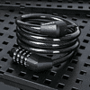 Замок тросовый велосипедный Deli YS EDL508051, 10 x 1200 мм, кодовый - 7