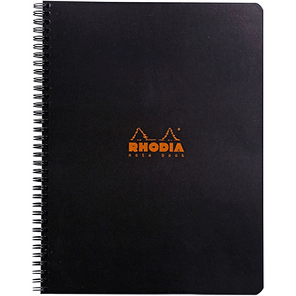Блокнот "Rhodia", А4+, 80 листов, клетка, черный