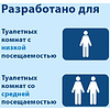 Бумага туалетная Tellus Премиум TP4, 8 рулонов, 23 м, 2 слоя - 11
