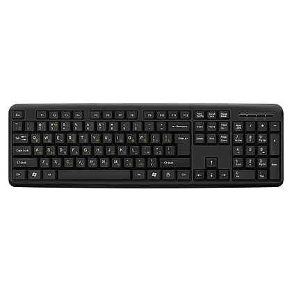 Клавиатура + мышь ExeGate Professional Standard Combo MK120-OEM, проводные, черный - 3