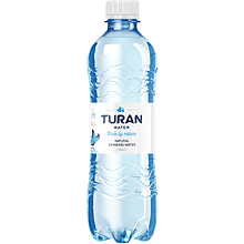 Вода минеральная питьевая "Тuran. Лёгкая", негазированная, 0.5 л, пластиковая бутылка