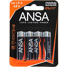 Батарейки алкалиновые ANSA "V LR6/BL-4 (AA)"