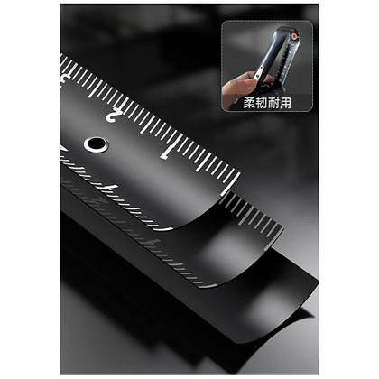 Рулетка Deli HS HT8519C, 5 м х 19 мм, Soft Touch, оранжевый - 4