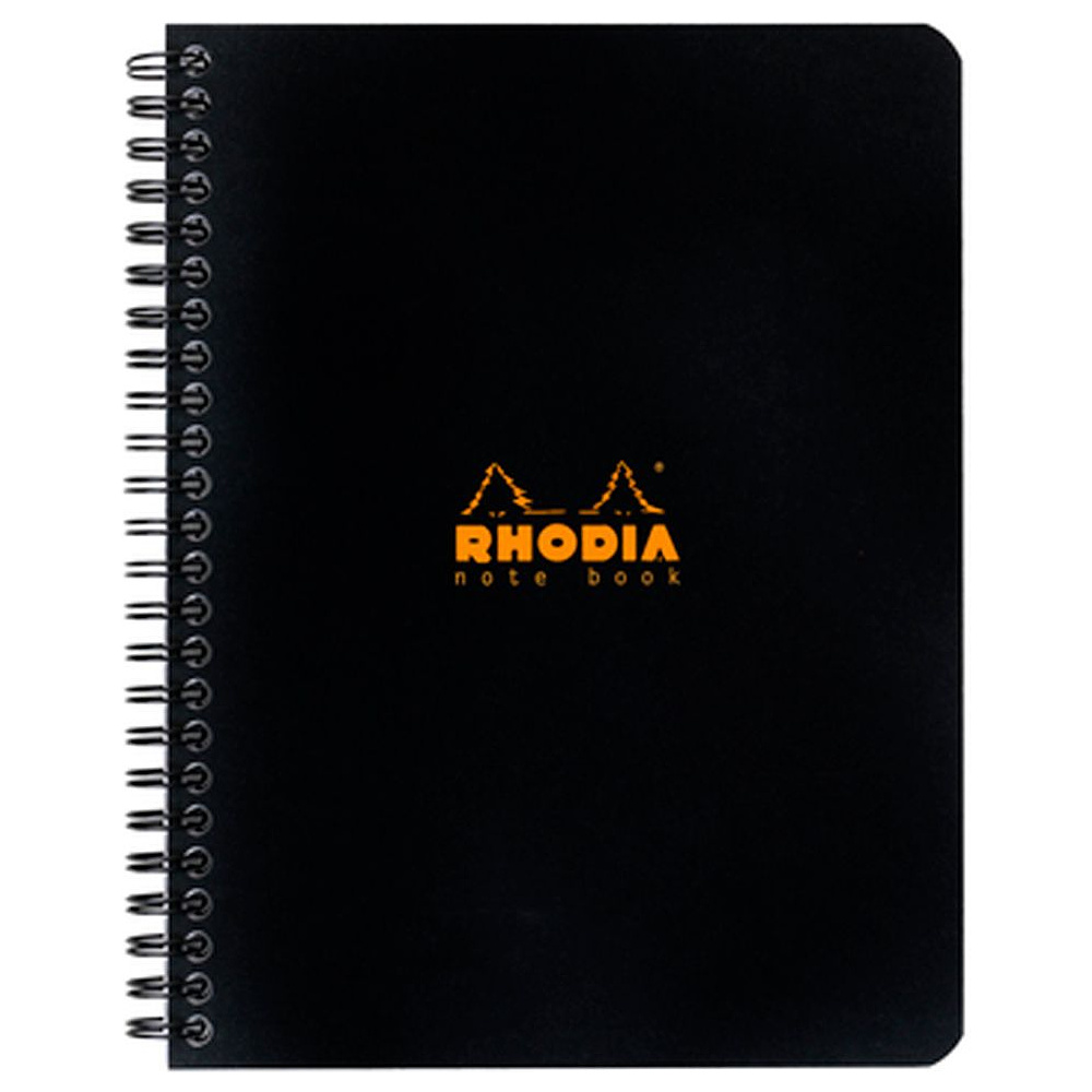 Блокнот "Rhodia", А5+, 80 листов, клетка, черный