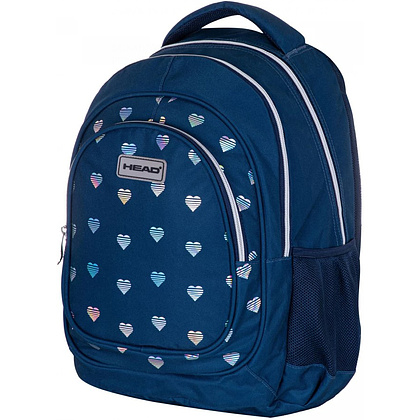 Рюкзак молодежный "Splash hearts", темно-синий - 3