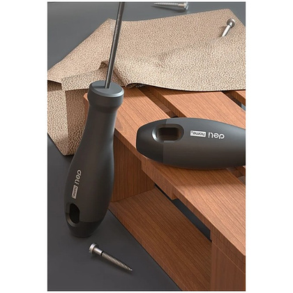 Отвертка Deli HS EHT1206, PH2х150 мм, Soft Touch, черный - 9