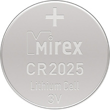 Батарейки литиевые дисковые Mirex "3 V CR2025", 4 шт