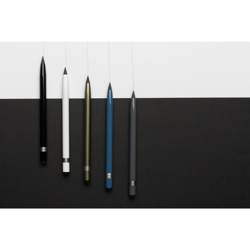 Карандаш вечный XD Collection "P611.125", алюминий, с ластиком, синий - 6
