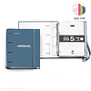 Тетрадь Miquelrius "Emotions", А4, 100 листов, клетка, темно-синий - 2